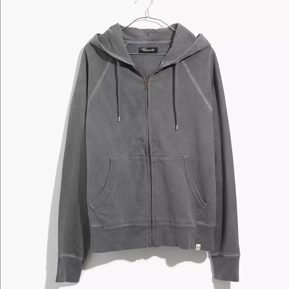 Madewell Zip-Front Hoodie Sweatshirt